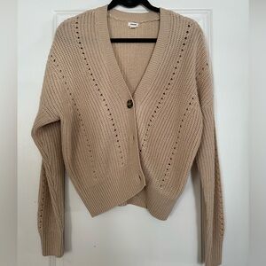 Garage Women's Beige Cardigan Sweater